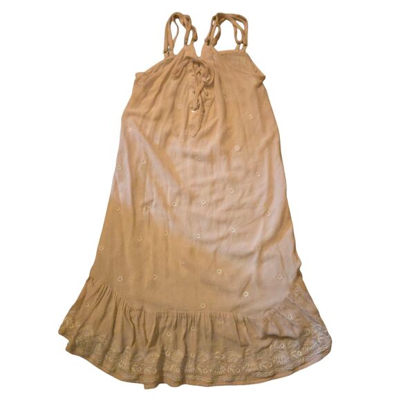 Y2K Kendall & Kylie XS Rayon Eyelet Mini Floral Fairy Isle Grunge Cottage Core - Picture 1 of 7